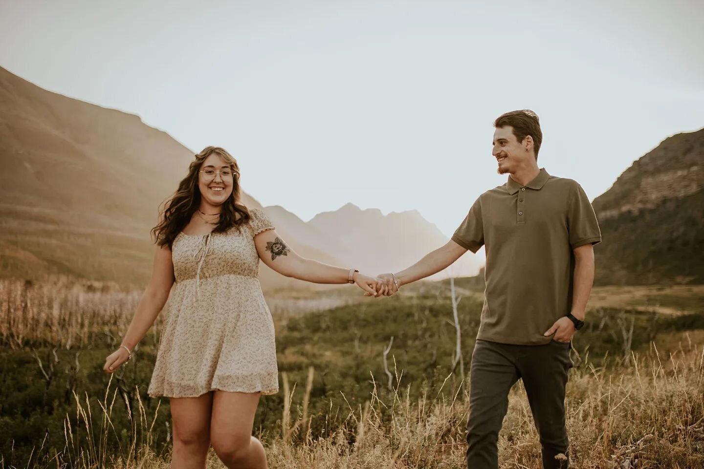 We ended with a water fight before walking back along the shore at dusk with twinkling lights shining on Waterton Lake.

Laughing and edventuring with your love, all while it's captured in a beautiful and authentic way is the best way to hold onto th