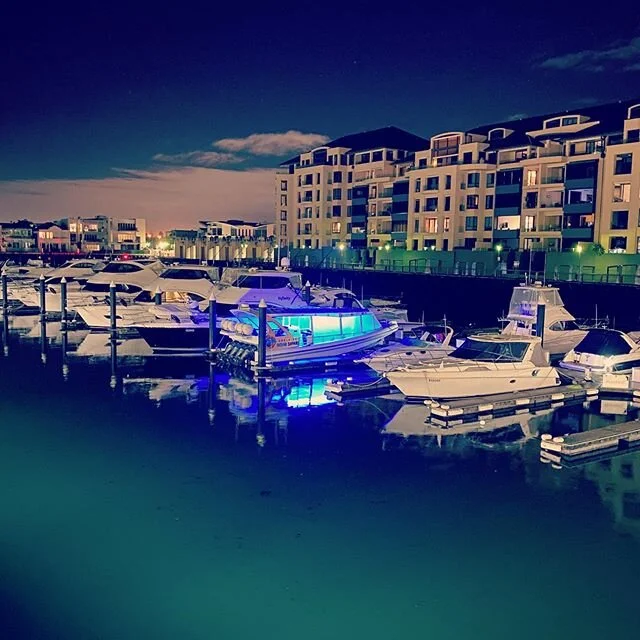 #glenelg #marinapierglenelg #blueled #boats #harbourlights