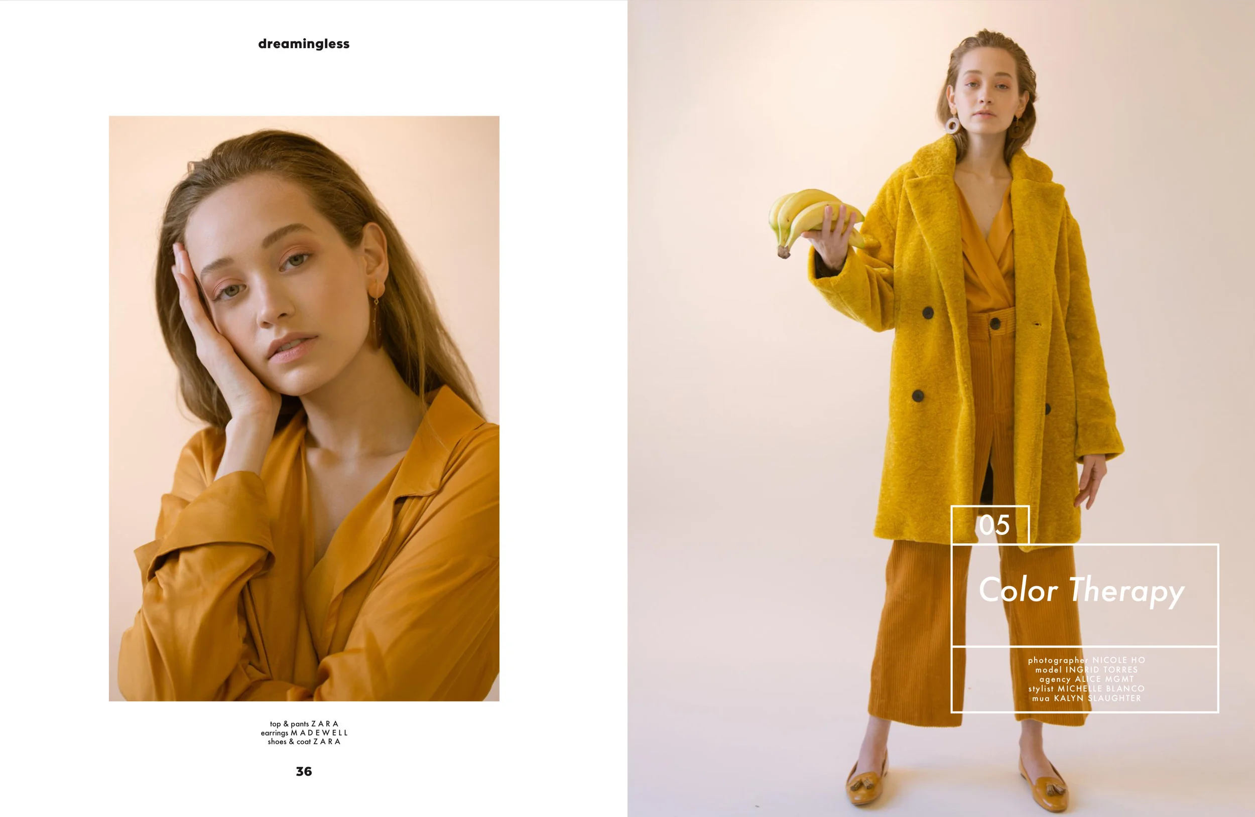  Photography by Nicole Ho  Model Ingrid Torres, Alice MGMT  Styling by Michelle Blanco  HMUA Kayln Slaughter  Published in Dreamingless   