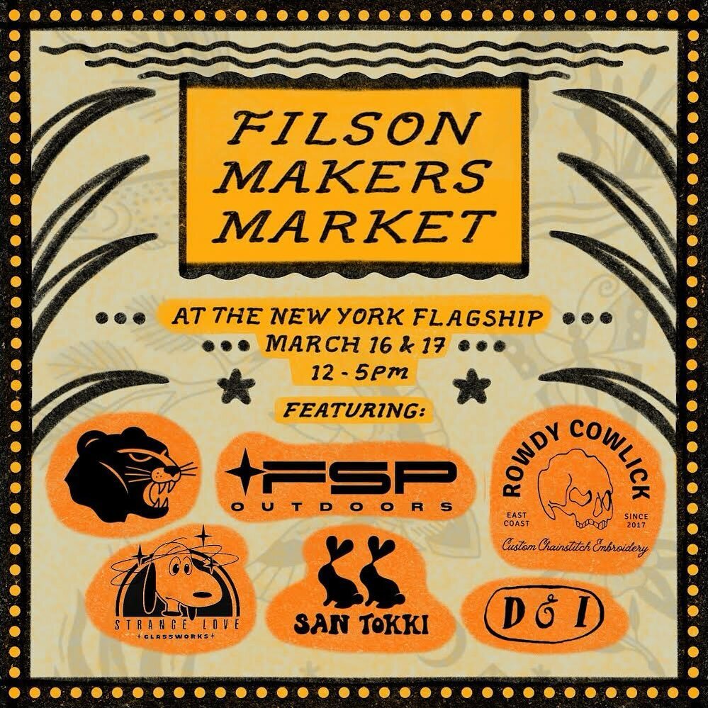 ✨ NEW YORK CITY &bull; MARCH 16-17 ✨
@filson1897 x @slowerblack MAKERS MARKET
876 BROADWAY &bull; 12PM - 5PM

i&rsquo;m totally thrilled to share that i&rsquo;ll be at the filson makers market, joining an incredibly talented lineup of artists and mak