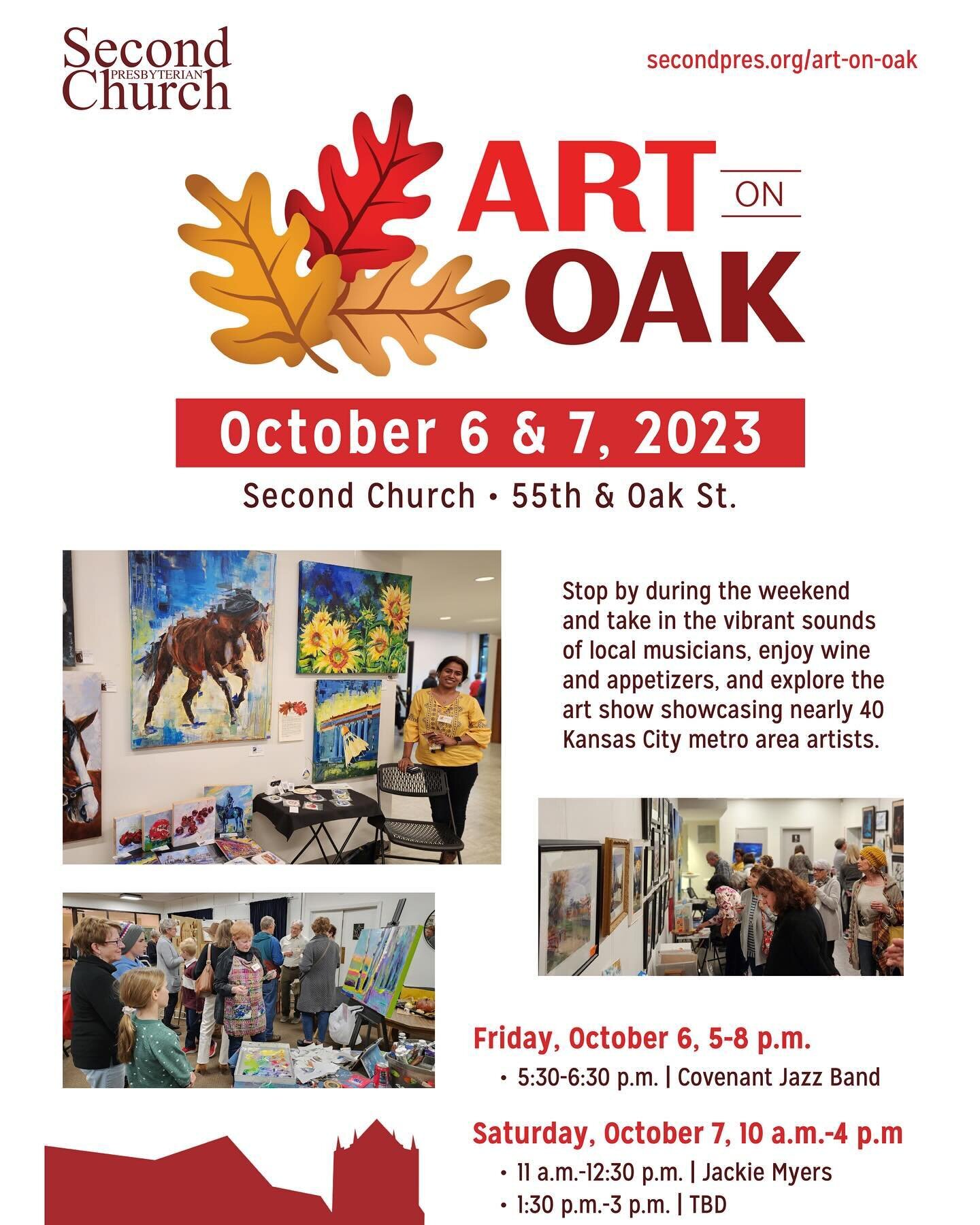 Please to be participating in this show. Come see me this weekend.  #artonoak #kansascityart #kansascityartists