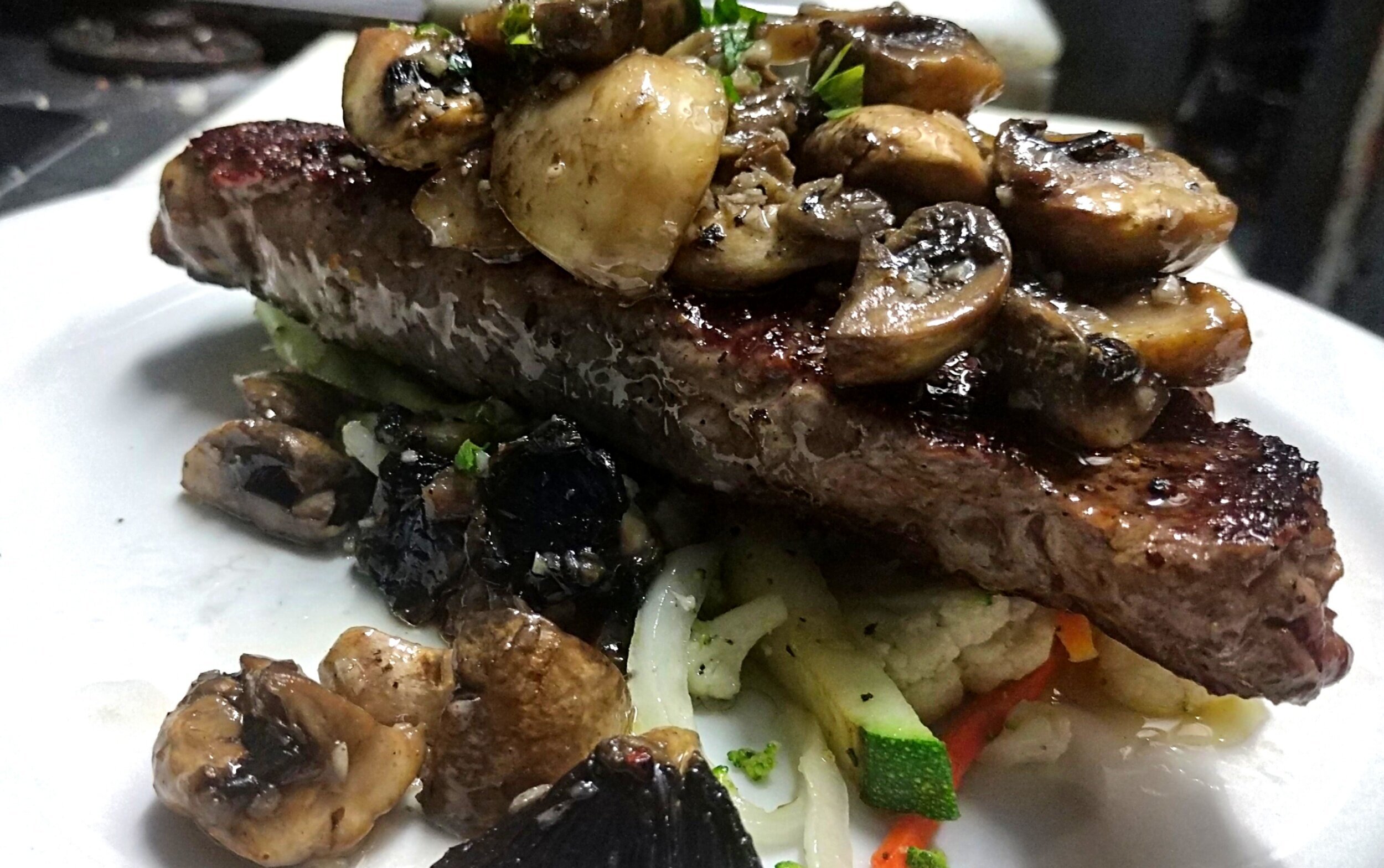 Steak Special with Mushrooms