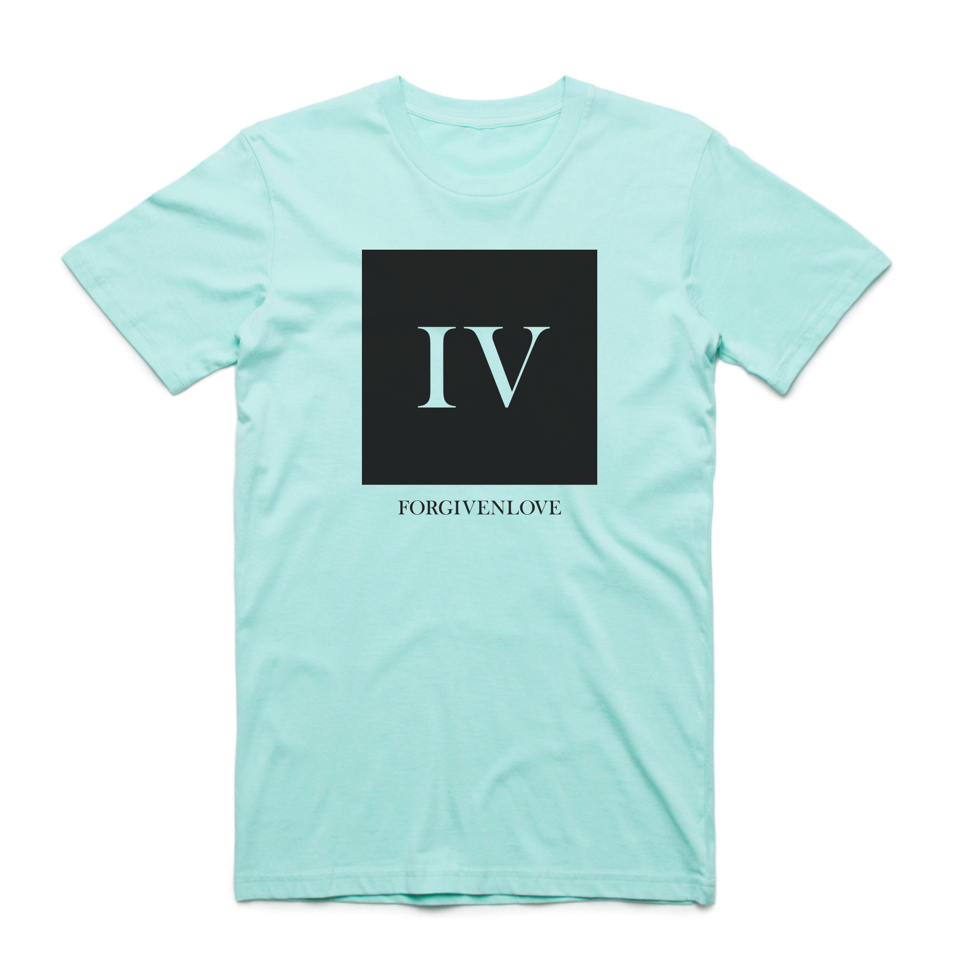 The Iconic Square Tee Aqua