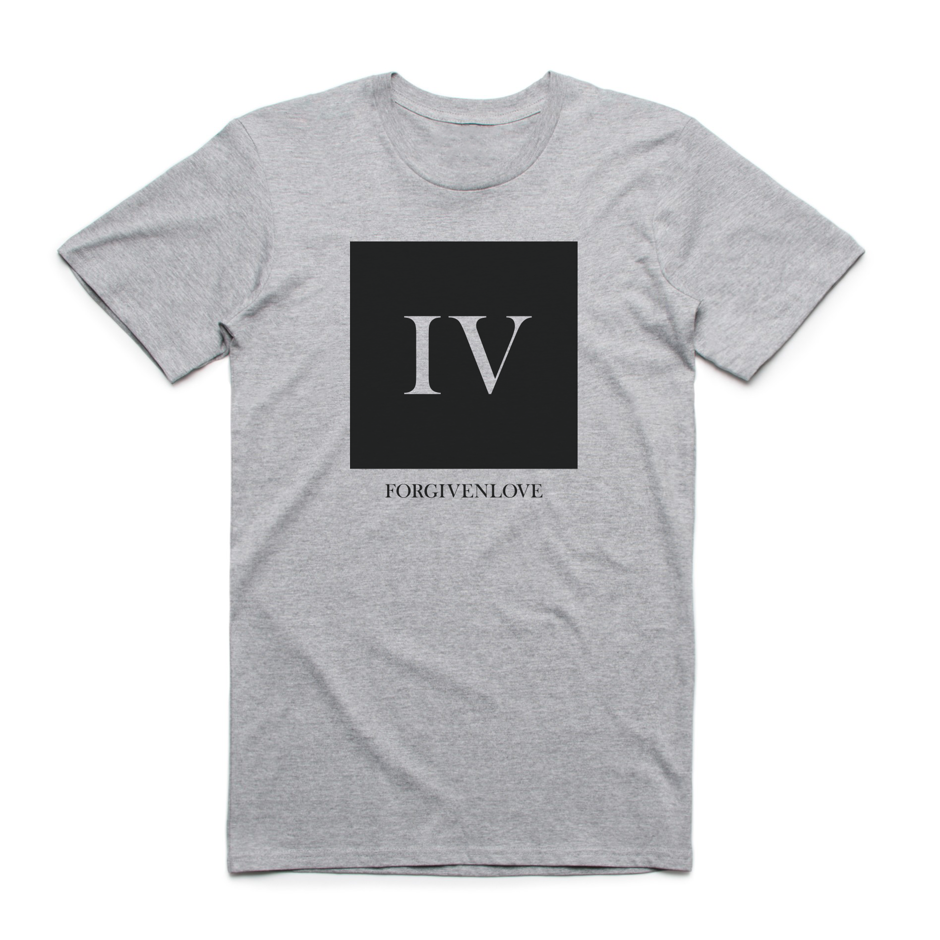 IV Square Tee Athletic Grey