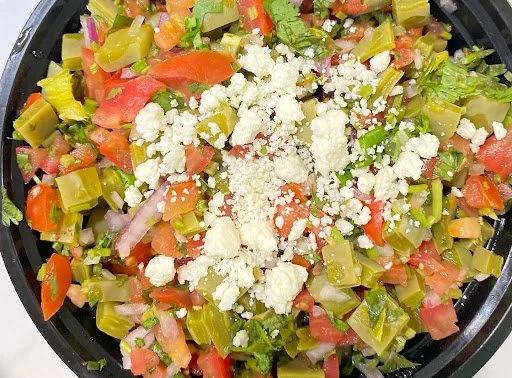 2 Low Calorie Mexican Sides for Weight Loss | Cactus Salad &amp; Cauliflower Pico de Gallo