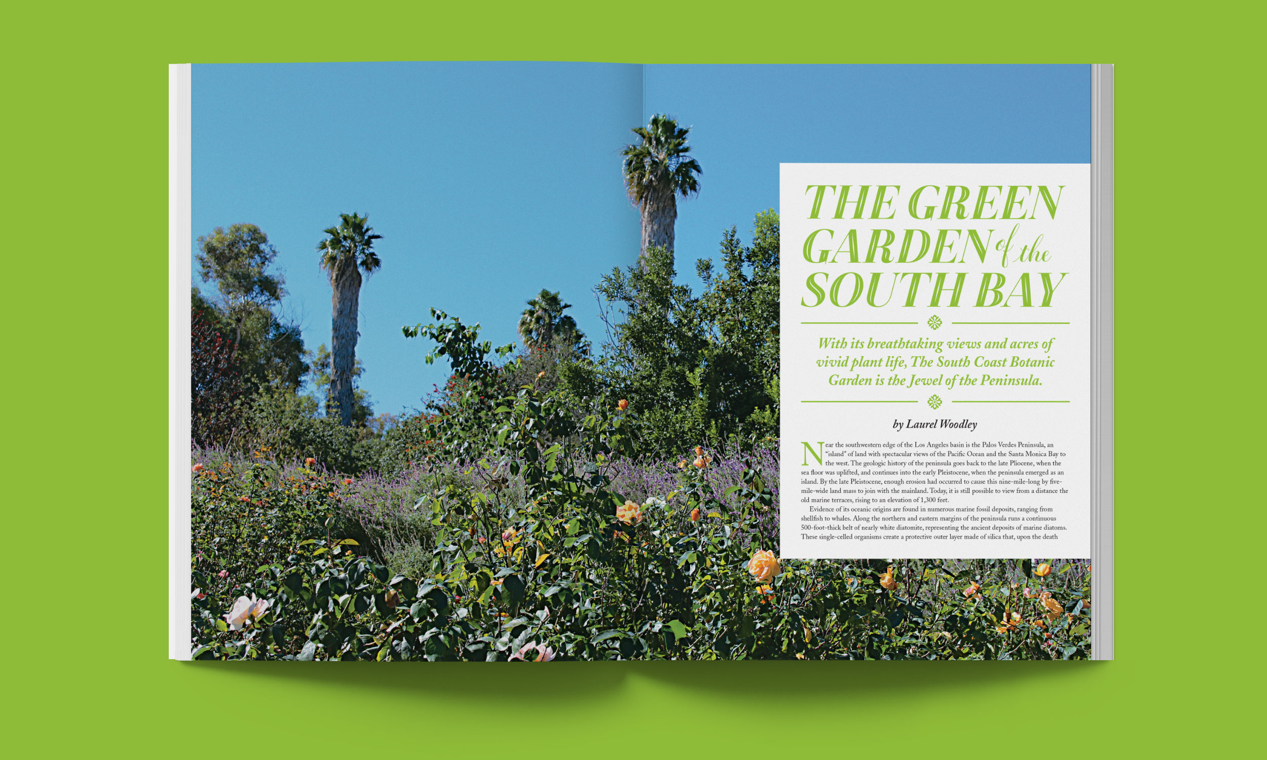 South Coast Botanic Garden Magazine Spread Alex Quintanilla