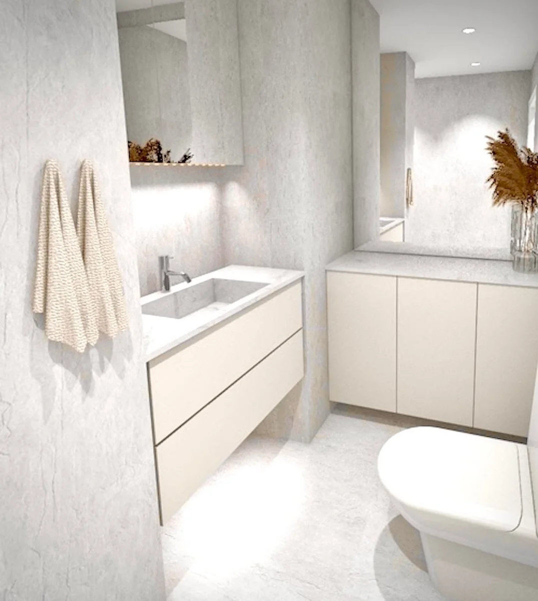 Siis kaksi peili&auml; vessassa? Ja maljakko? 
Kyll&auml;, kaksi peili&auml; ja maljakko wc:ss&auml;. 
__