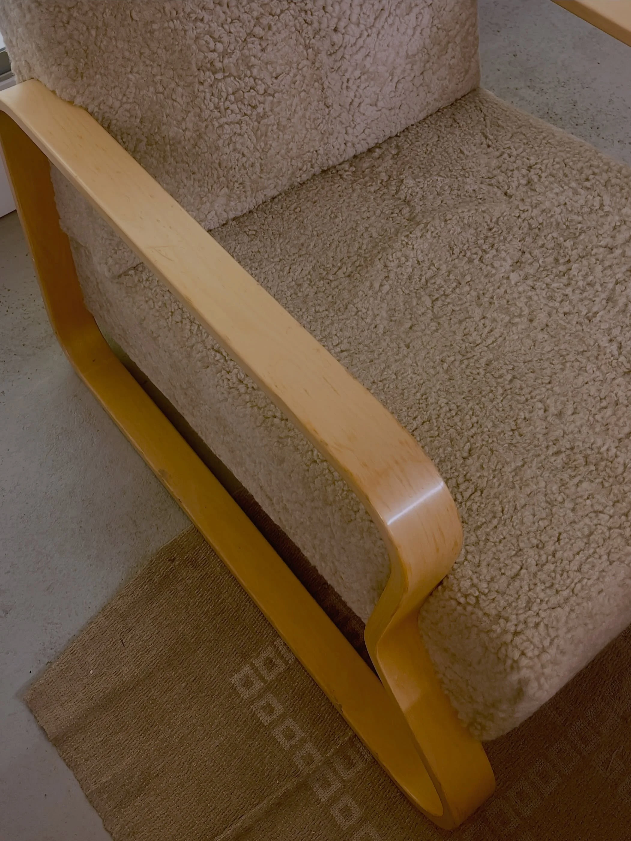 Alvar Aalto
Armchair 44
1980s [this piece]

New upholstery

&euro;6,700
@artek2ndcycle 

Why we curated this:
We hope pieces like this will survive from our own time as well. Furniture made well enough to be used, cared for and passed on for generati