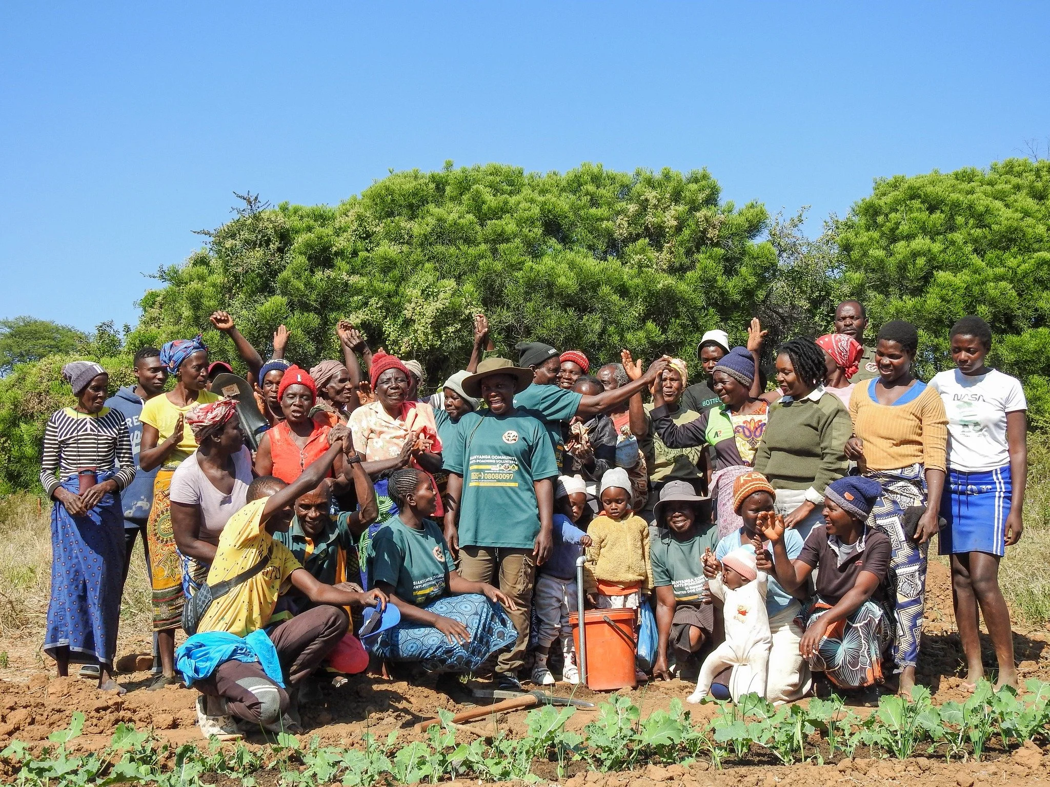 Community-led conservation recognises the importance of local initiatives in building sustainable livelihoods.

Community gardens can support food production and strengthen resilience among communities living alongside wildlife. Access to water is an