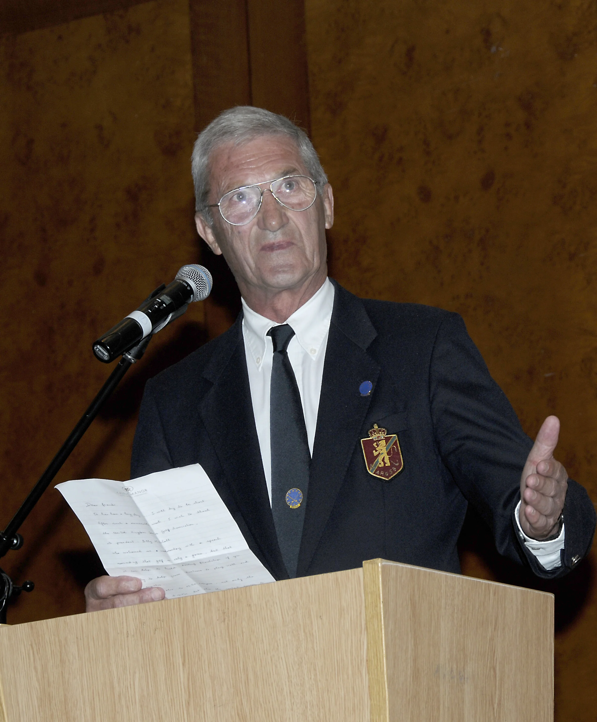 Thank you Georges Gevers - ESGA president for 6 years