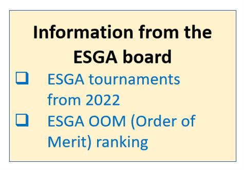 ESGA board - News