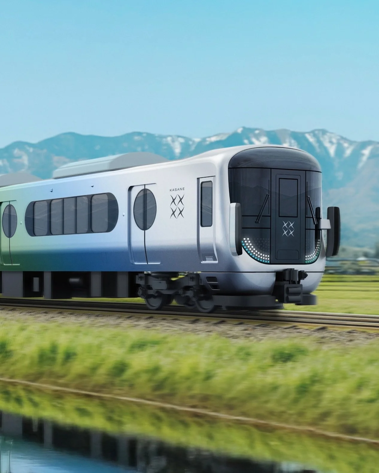 KASANE Johana &amp; Himi Line New Train

Scope:
Vehicle design concept planning Exterior design Interior design

ーーー

クライアント： 城端線・氷見線再構築会議（富山県、高岡市、氷見市、砺波市、南砺市、西日本旅客鉄道株式会社、あいの風とやま鉄道株式会社）
デザイン： 鈴木啓太、山田竜也（PRODUCT DESIGN CENTER）
年： 2025 &ndash;
ステータス： 進行