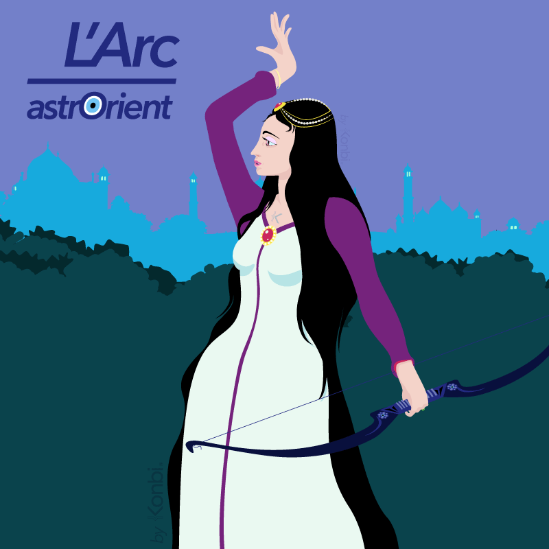 L'Arc - Signe astrologique arabe par astrOrient © Konbi