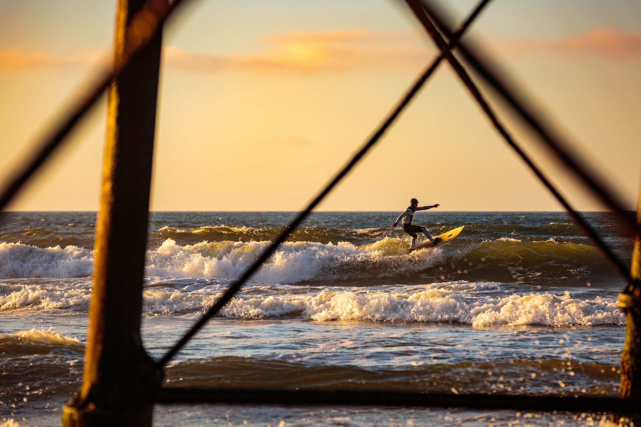 Through the pier