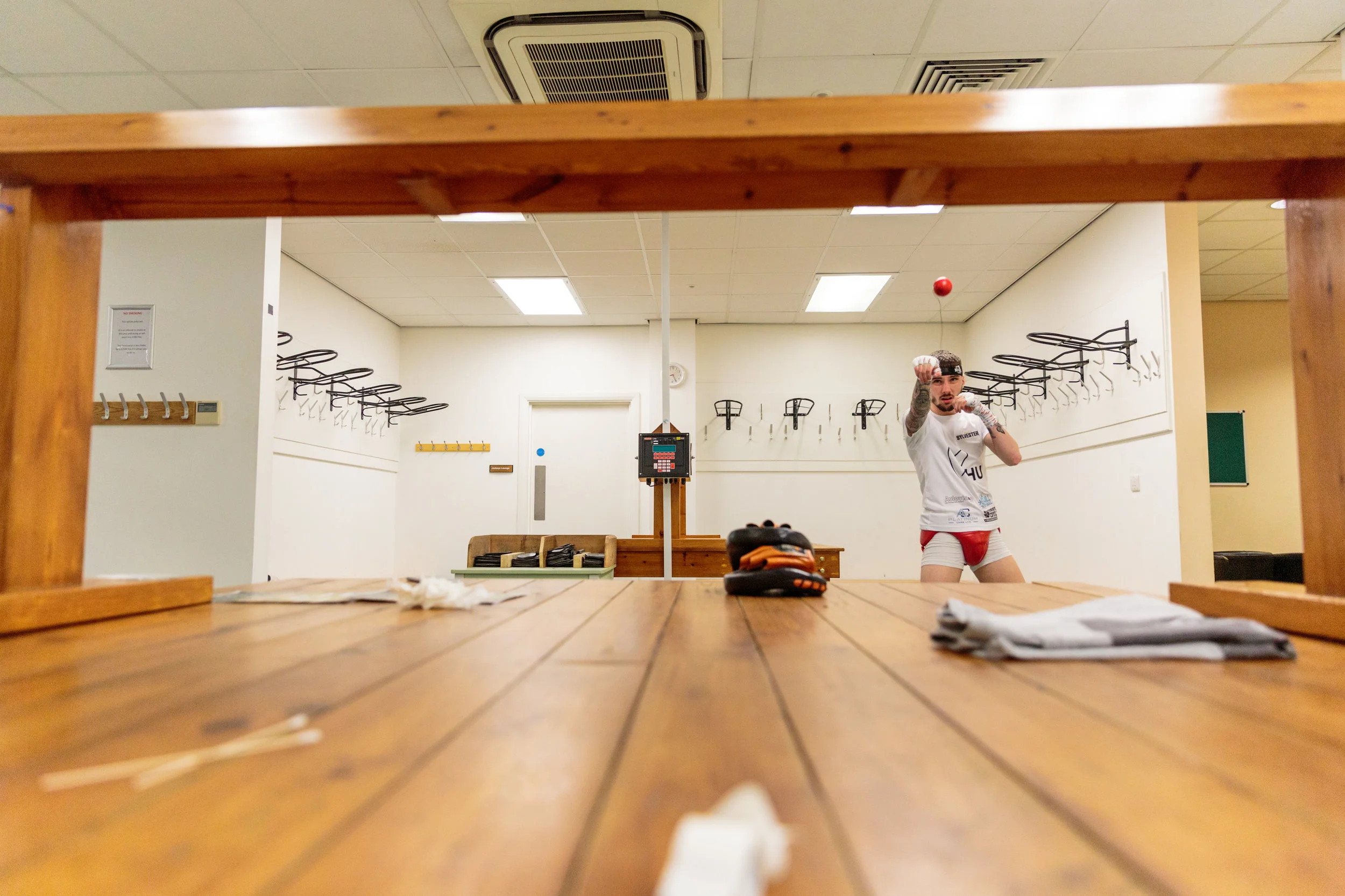Lewis Sylvester Sharpening his Reflexes