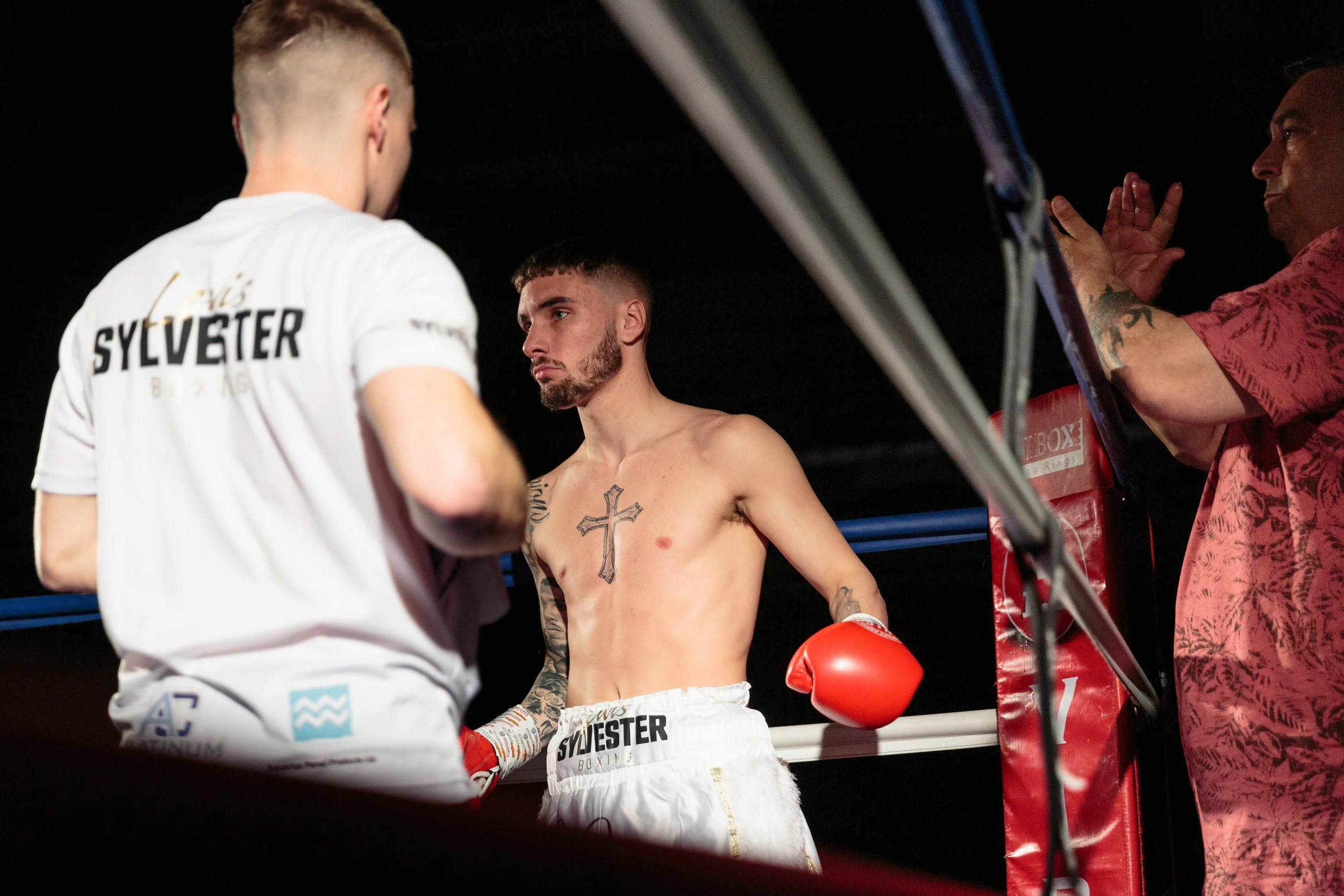 Lewis Sylvester in his Corner