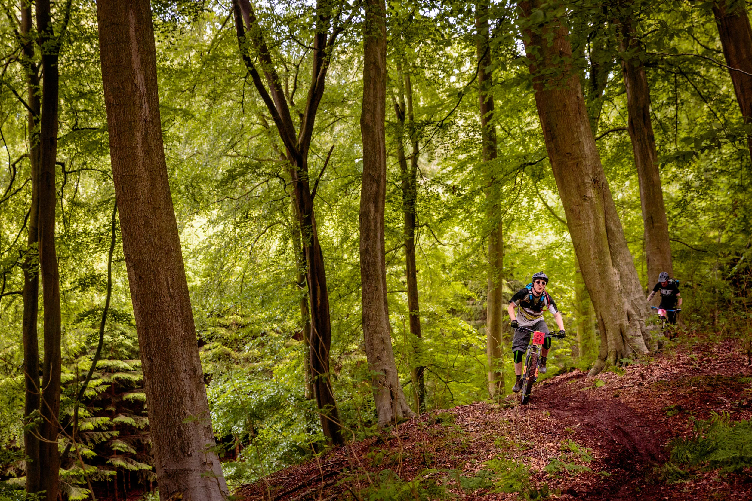 A Mountain Biker in Yorkshire