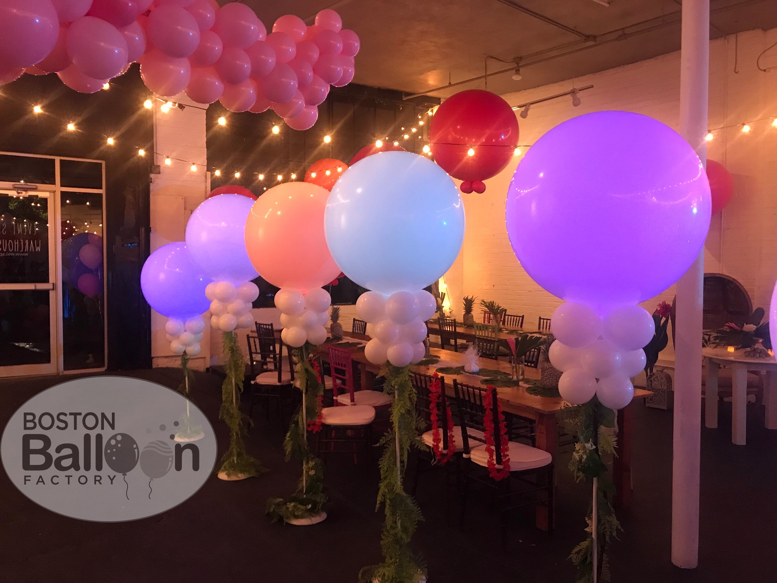 3 Foot LED Lighted Balloons!