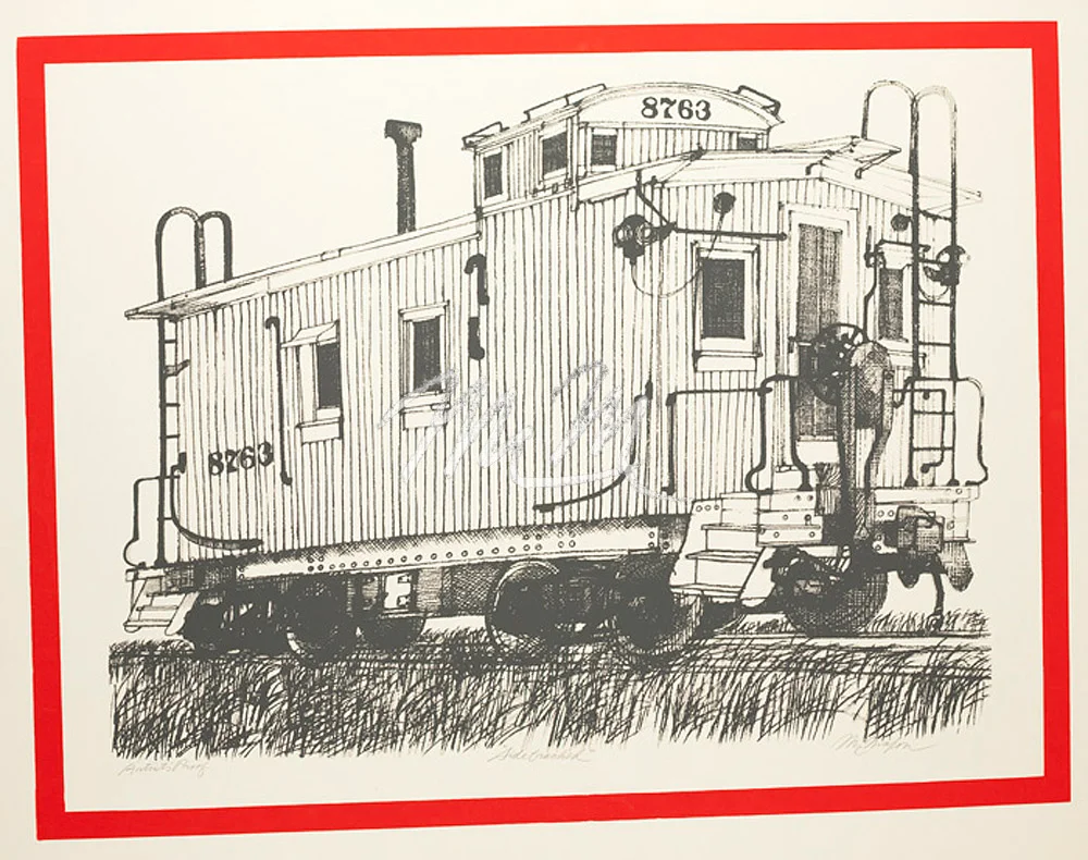 14 Side Tracked Serigraph by Franklin Edition 300 .jpg