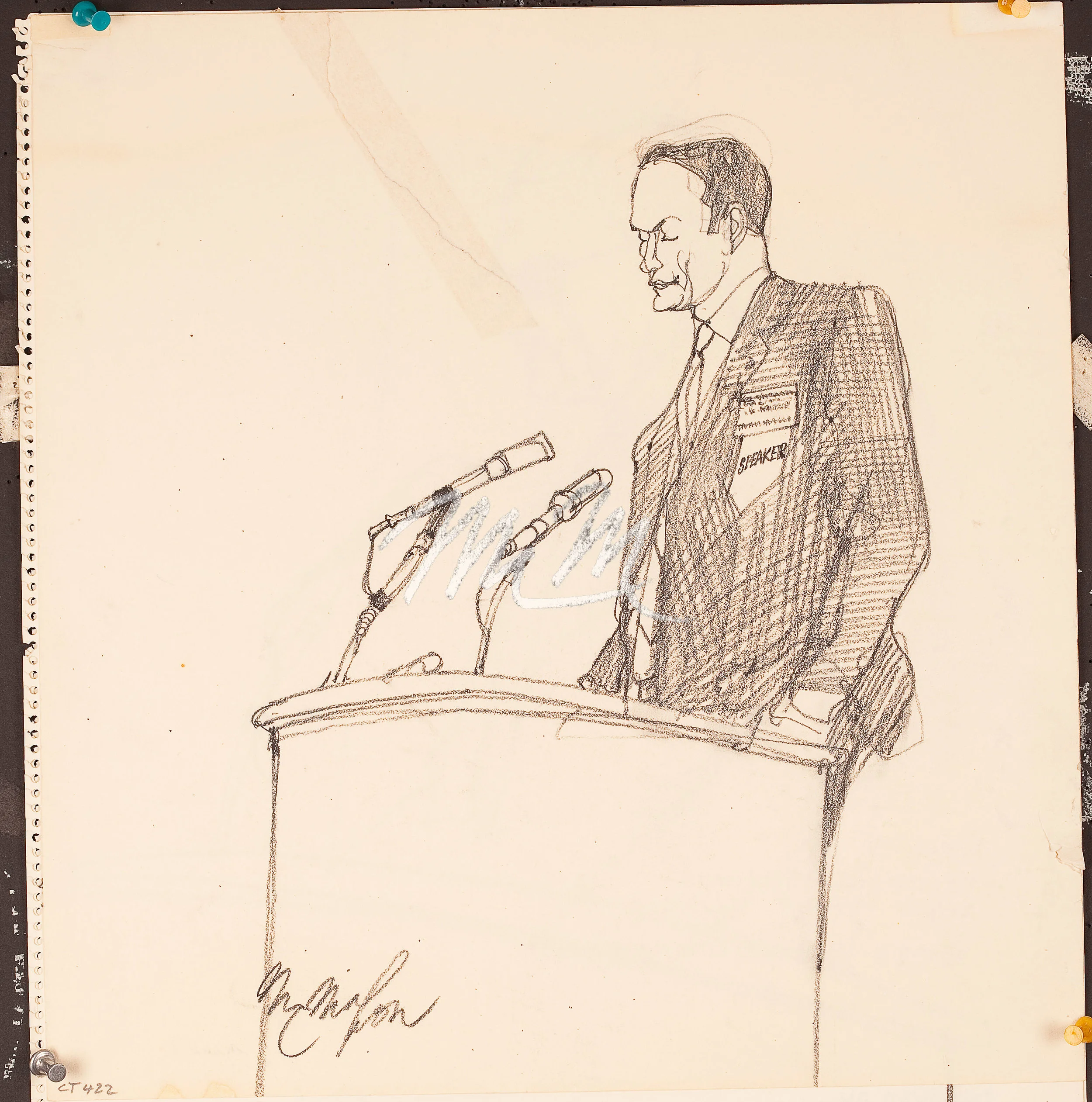 Speaker at Podium - Psychiatric Society