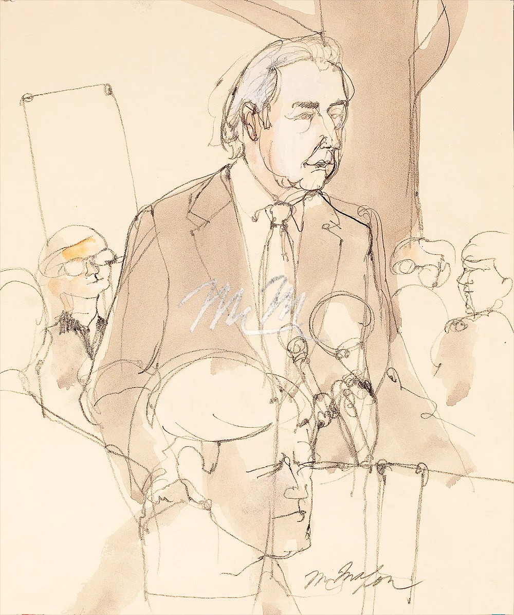 Eugene McCarthy at the Mike - 1992