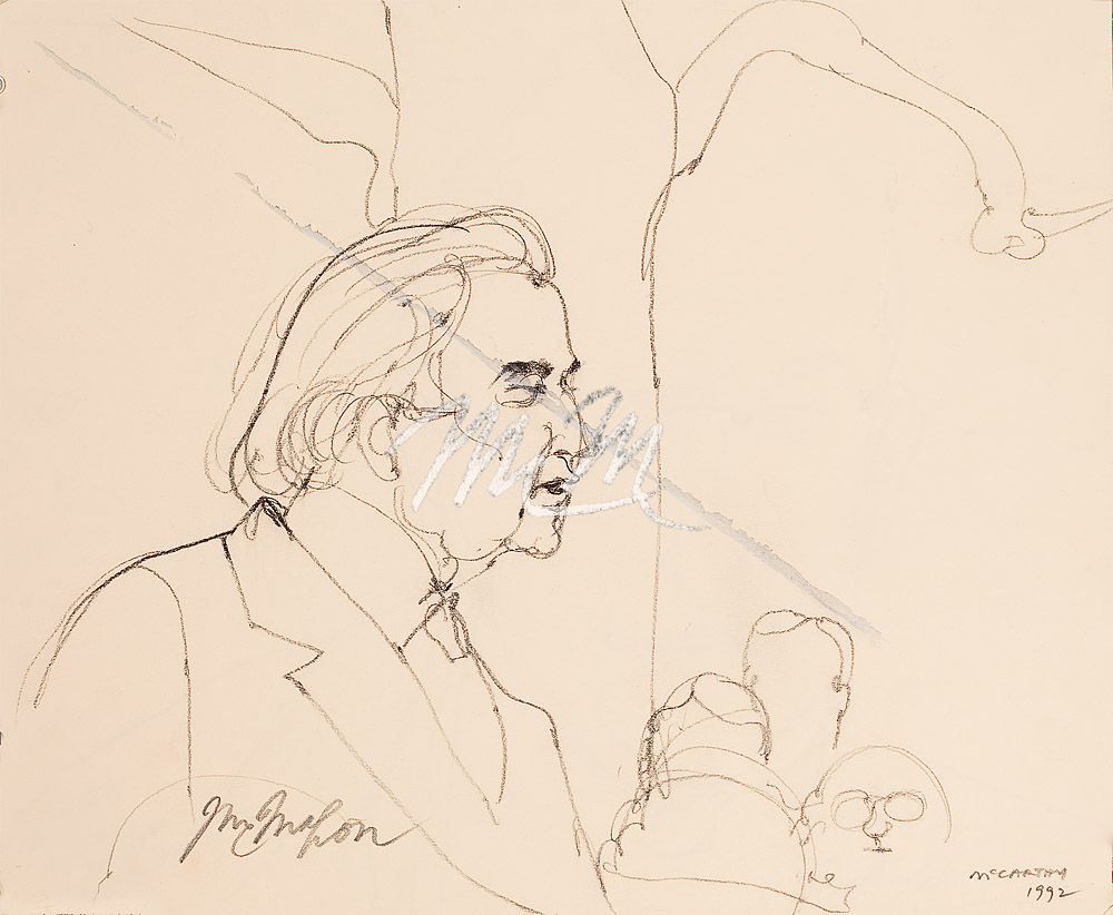 Eugene McCarthy Head - 1992