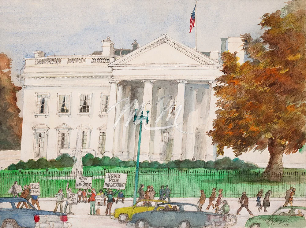 White House- Honk for Impeachment