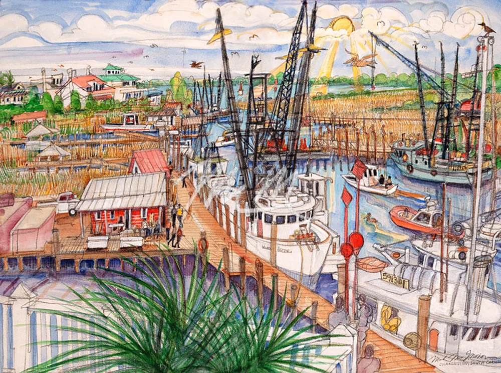 16 Shrimp Boats Charleston South Carolina.jpg