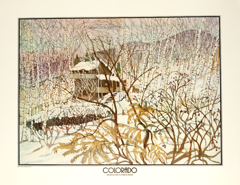 Poster: Mountain Cabin