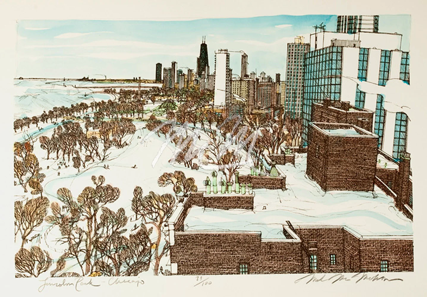 2 Lincoln Park  Hand Colored Silk Screen LE 100.jpg
