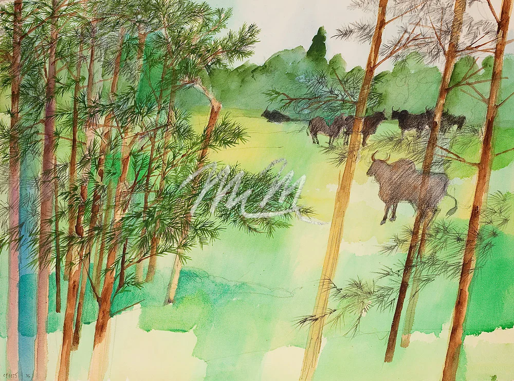 FM-MIKE- CT 1075-ct36- Farm Animals in pine forest.jpg