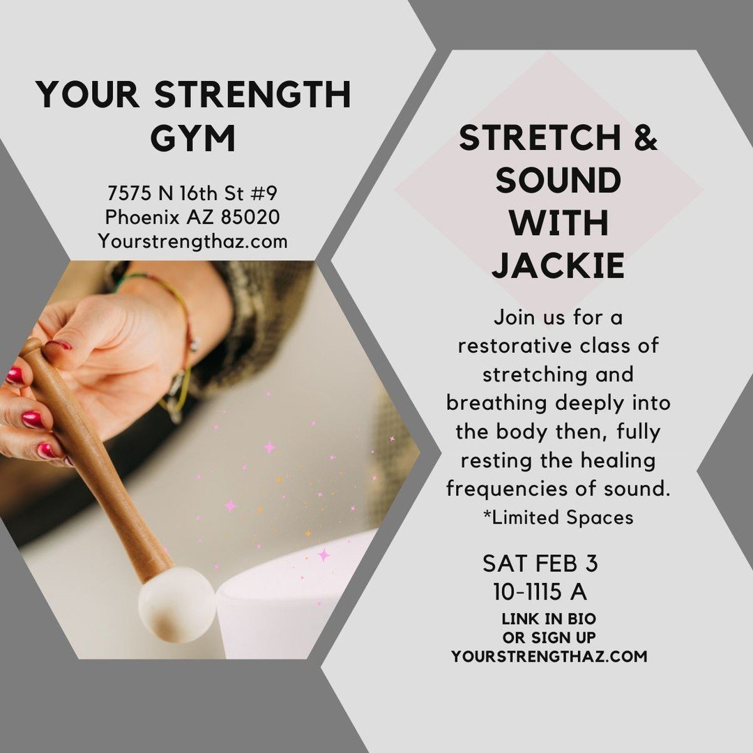 Yoga Stretch and Sound Bath

Saturday February 3rd

Join us for a restorative morning of stretching and breathing into the body to support flexibility and calm the nervous system by connecting the mind, body and spirit.  We will move into the body wi