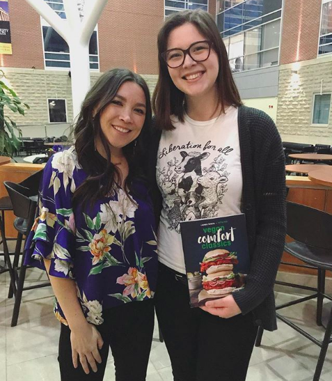ME and lauren toyota on the #hotforfoodbooktour