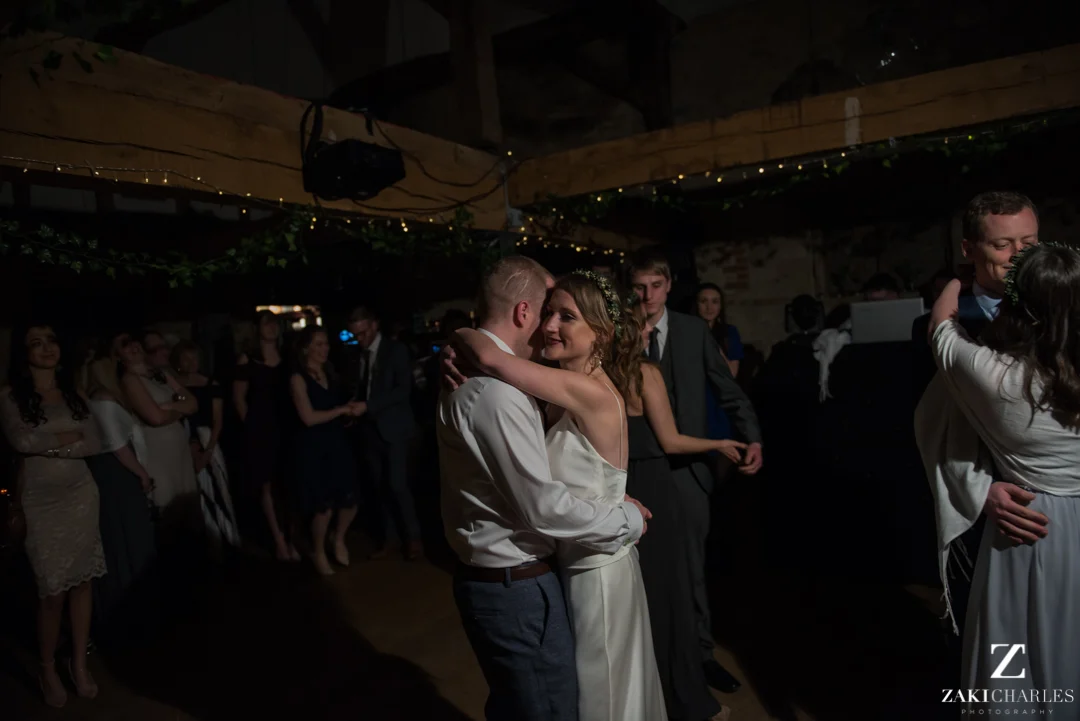 First dance at the crown and thistle wedding venue