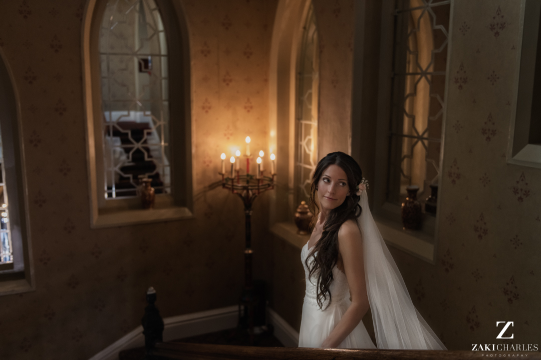Bridal portrait at The Randolph Hotel Oxford