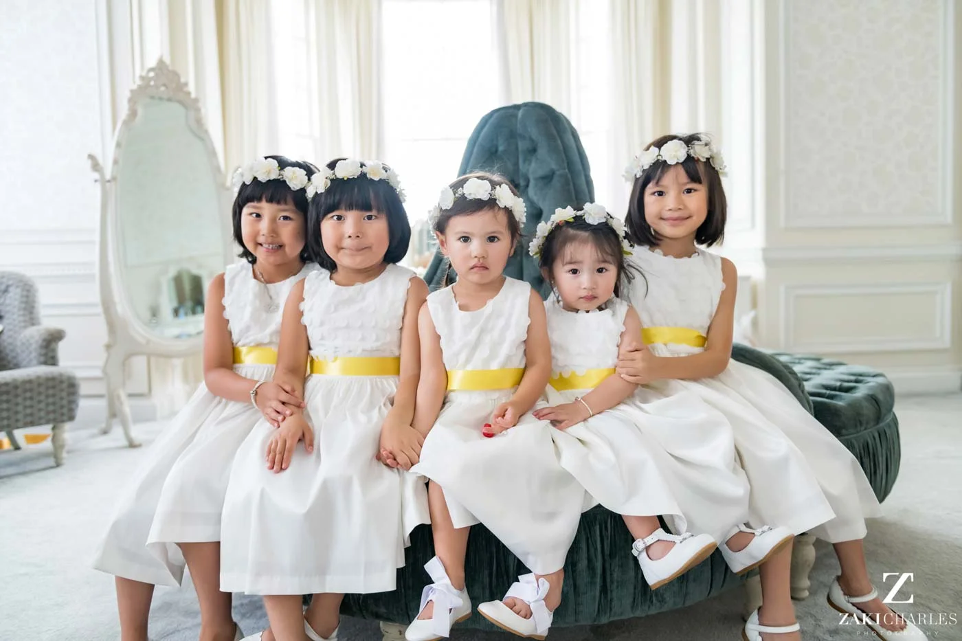 Paige girls posing for photo at Hedsor House