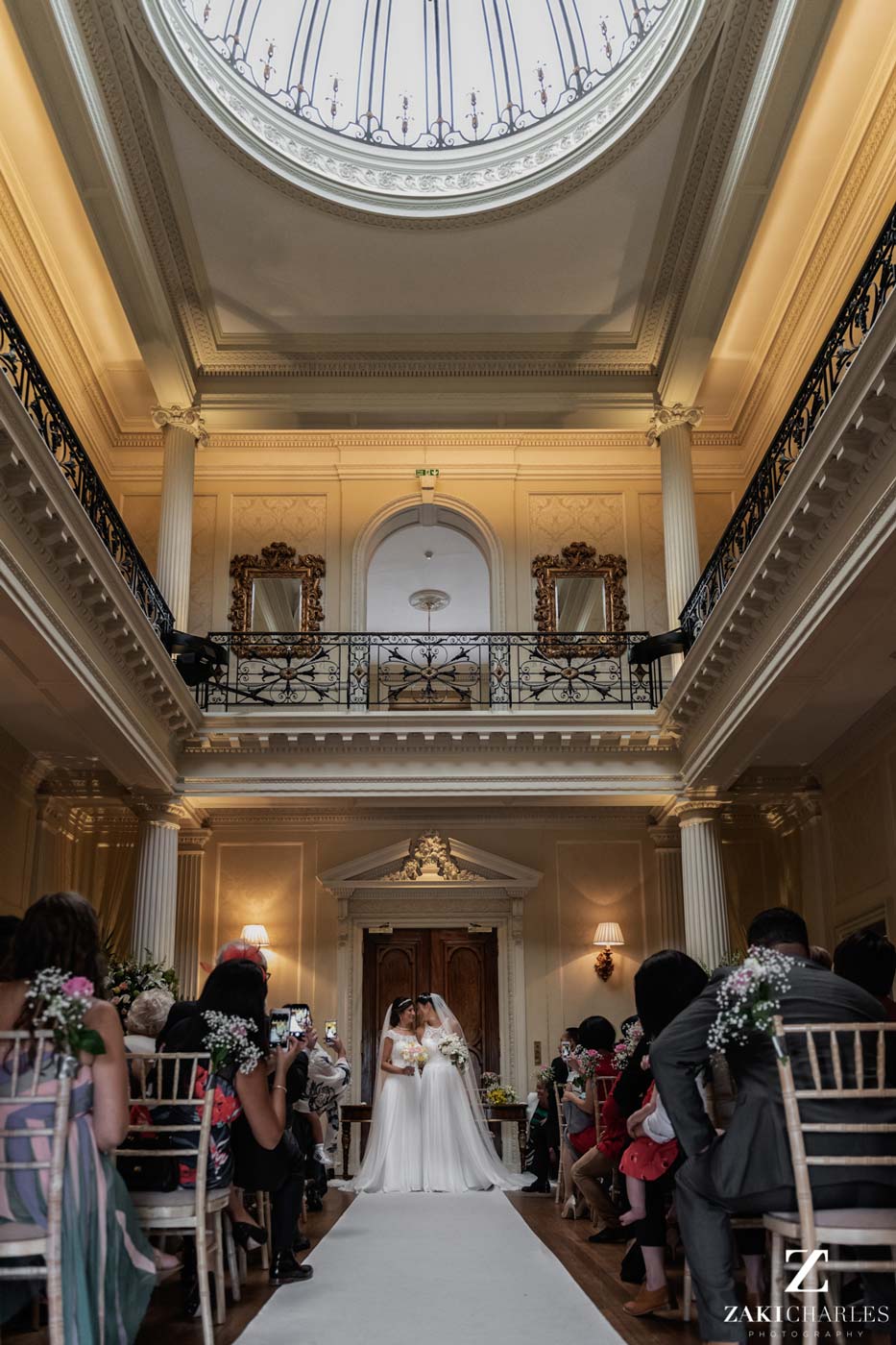 Ceremony photo at Hedsor House