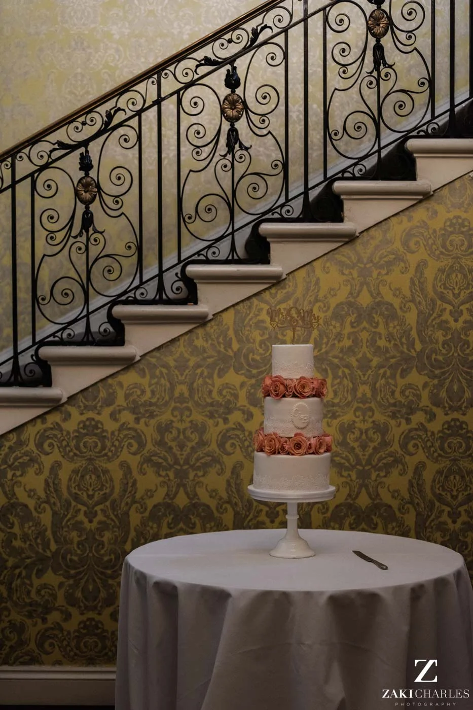 Wedding cake in Hedsor House