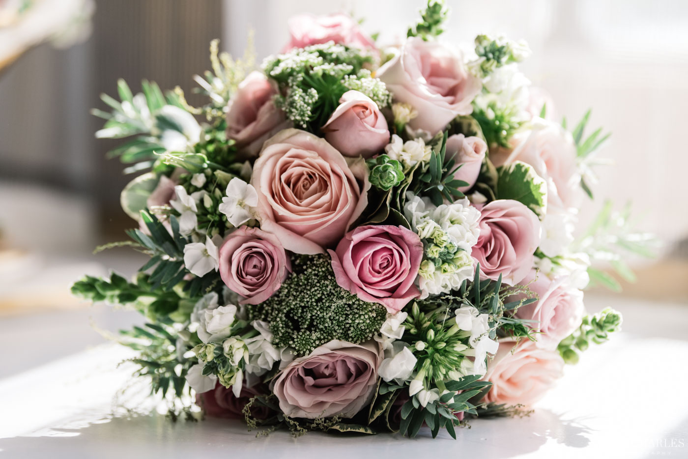 Photo of the bridal bouquet
