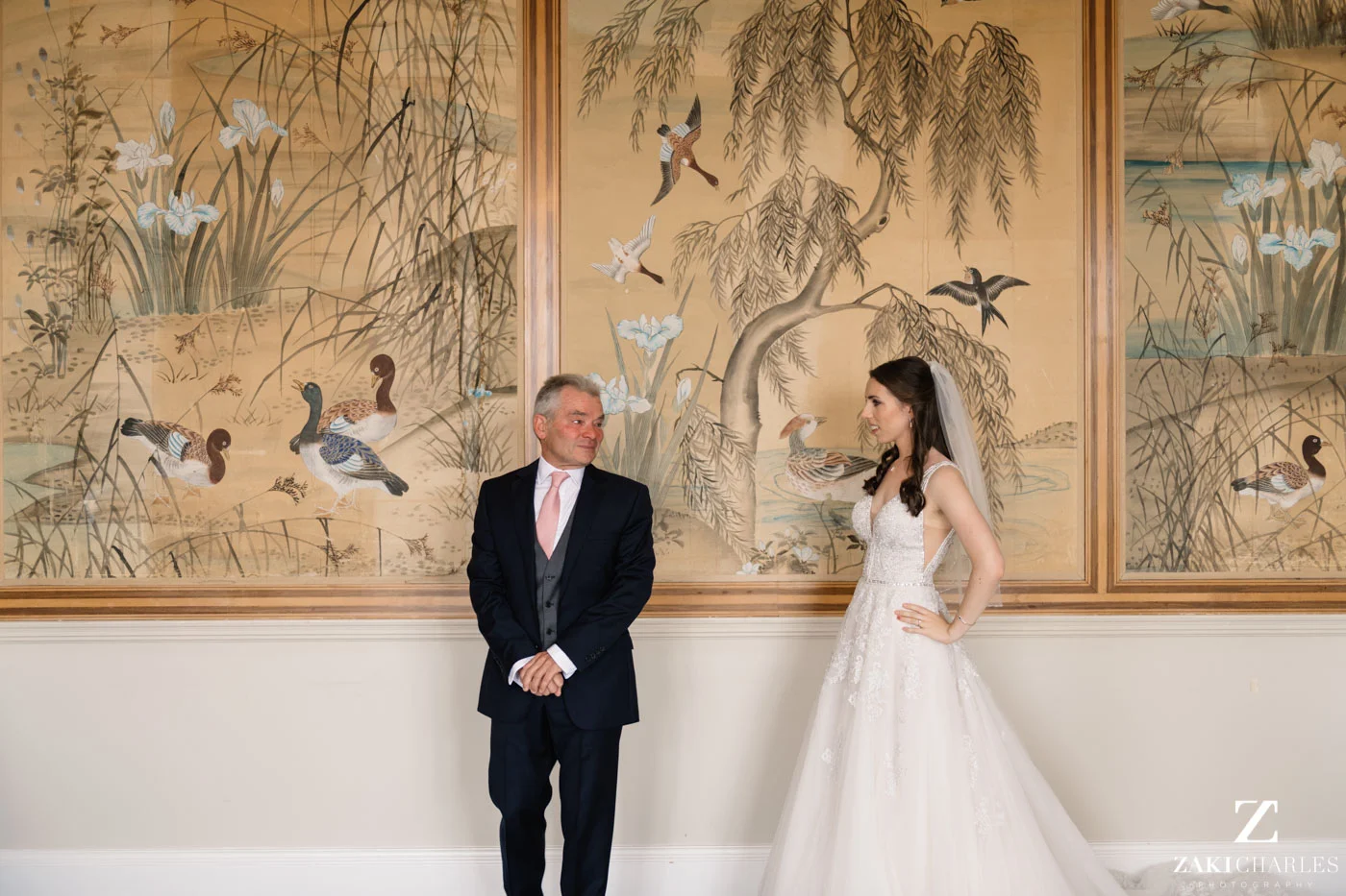 Father of the bride first look 2