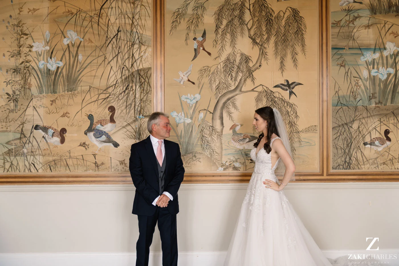 Father of the bride first look 3