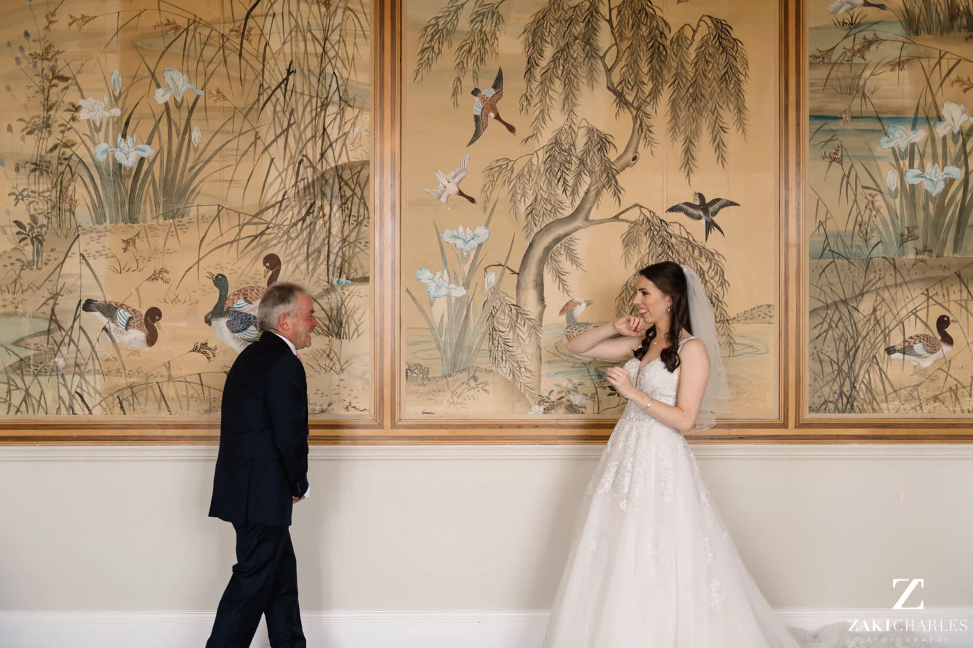Father of the bride first look 4