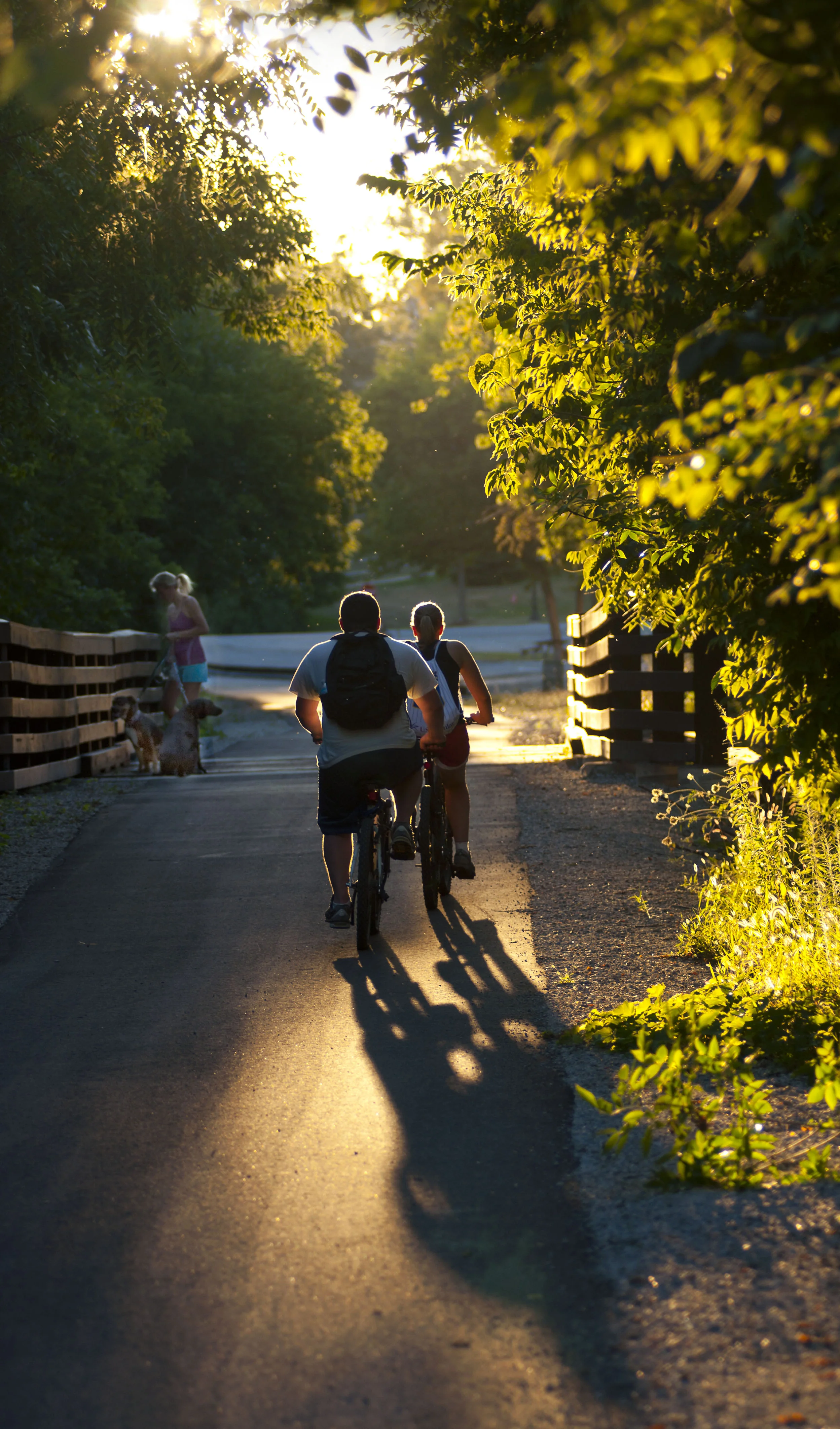Biking the Hank Aaron State Trail during Doors Open
