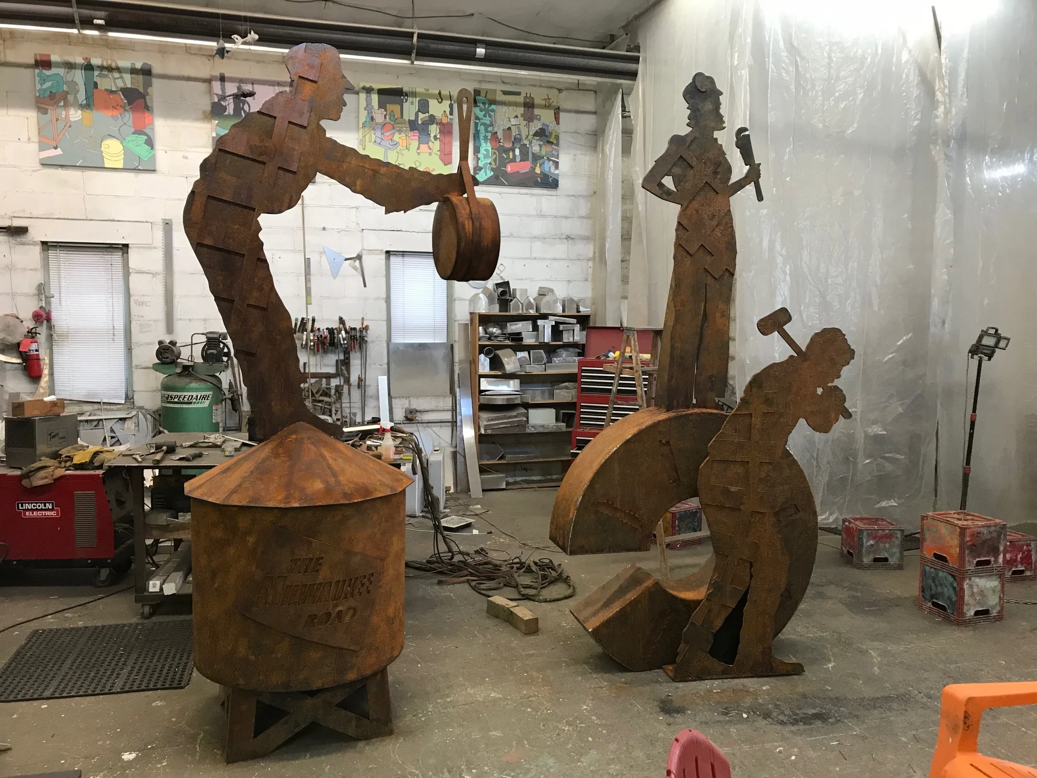 Two of the sculptures have already been built. The community is nearly halfway to the fundraising goal!
