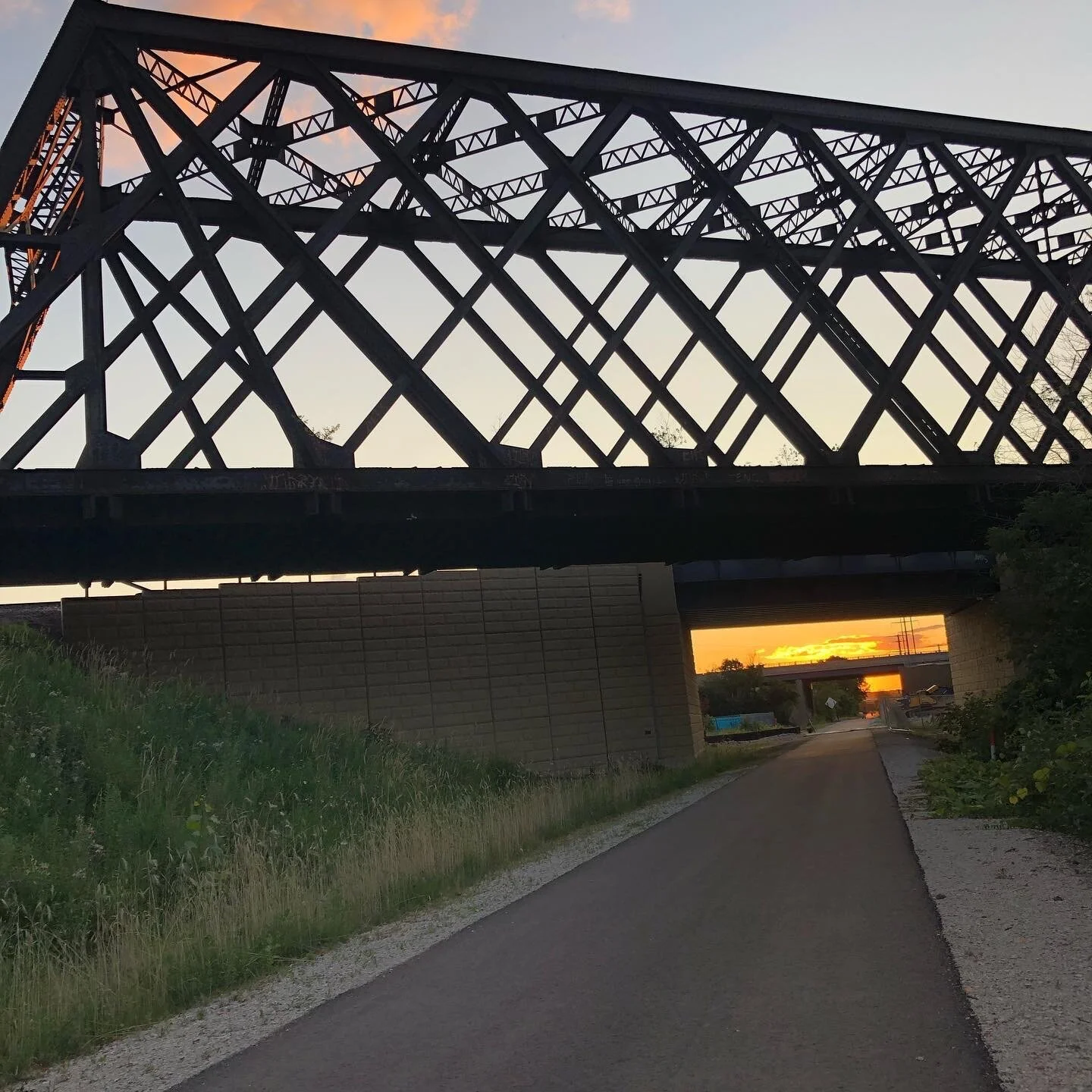 On the west end of the Trail, you can connect to the Oak Leaf Trail, New Berlin Trail, West Allis Cross Town Connector, and the Brookfield Greenway Trail. Photo: Marcy Berenschot
