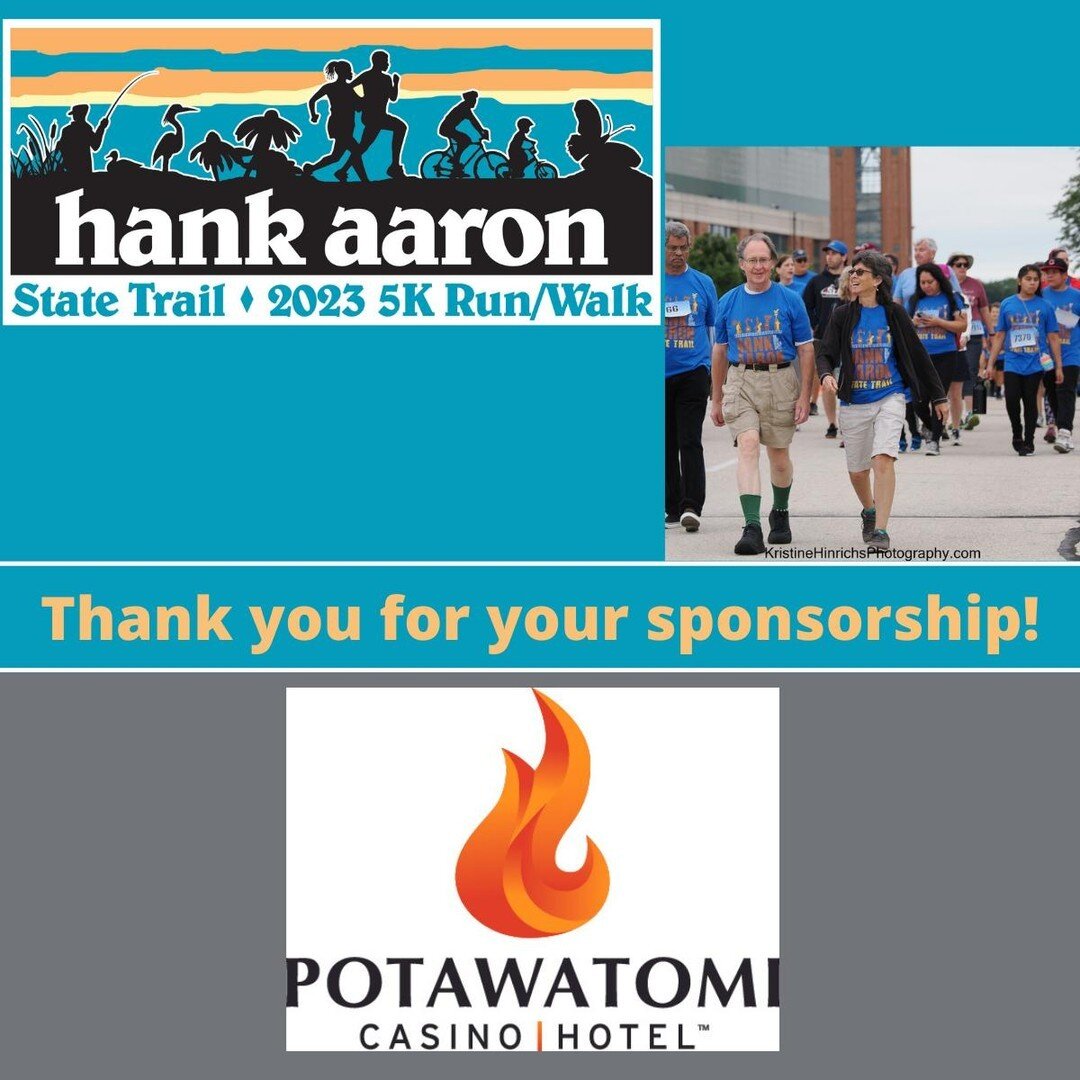 Thank you to our amazing 5k sponsor Potawatomi 
#2023Hank5K