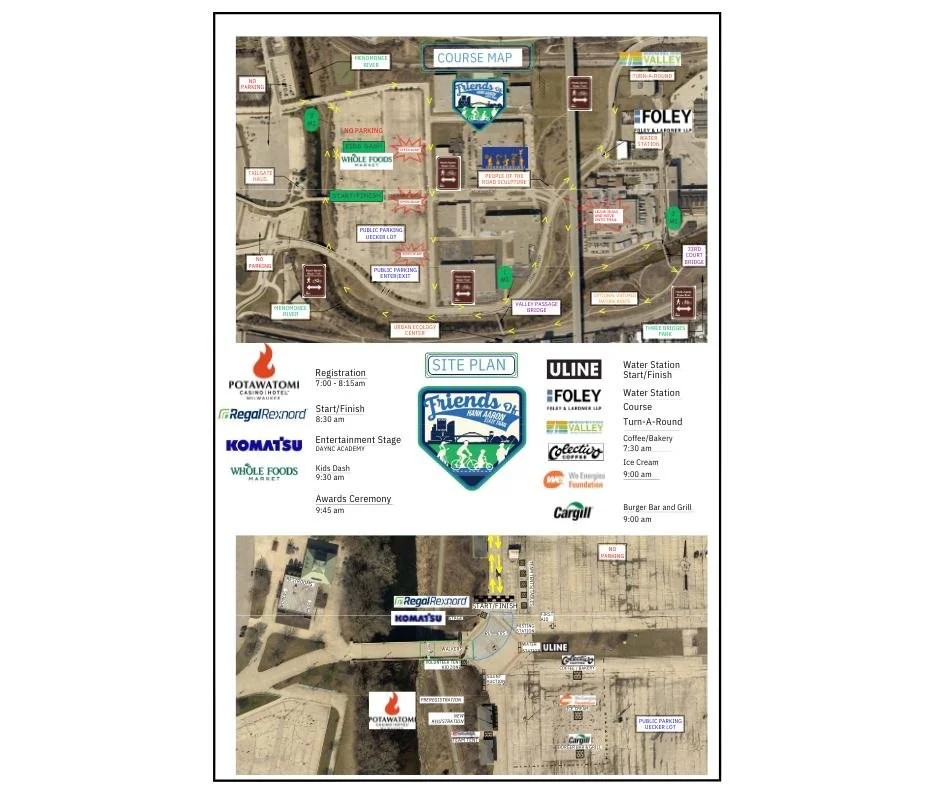 Race time is almost here! Take a look at the map below to prepare for Saturday!