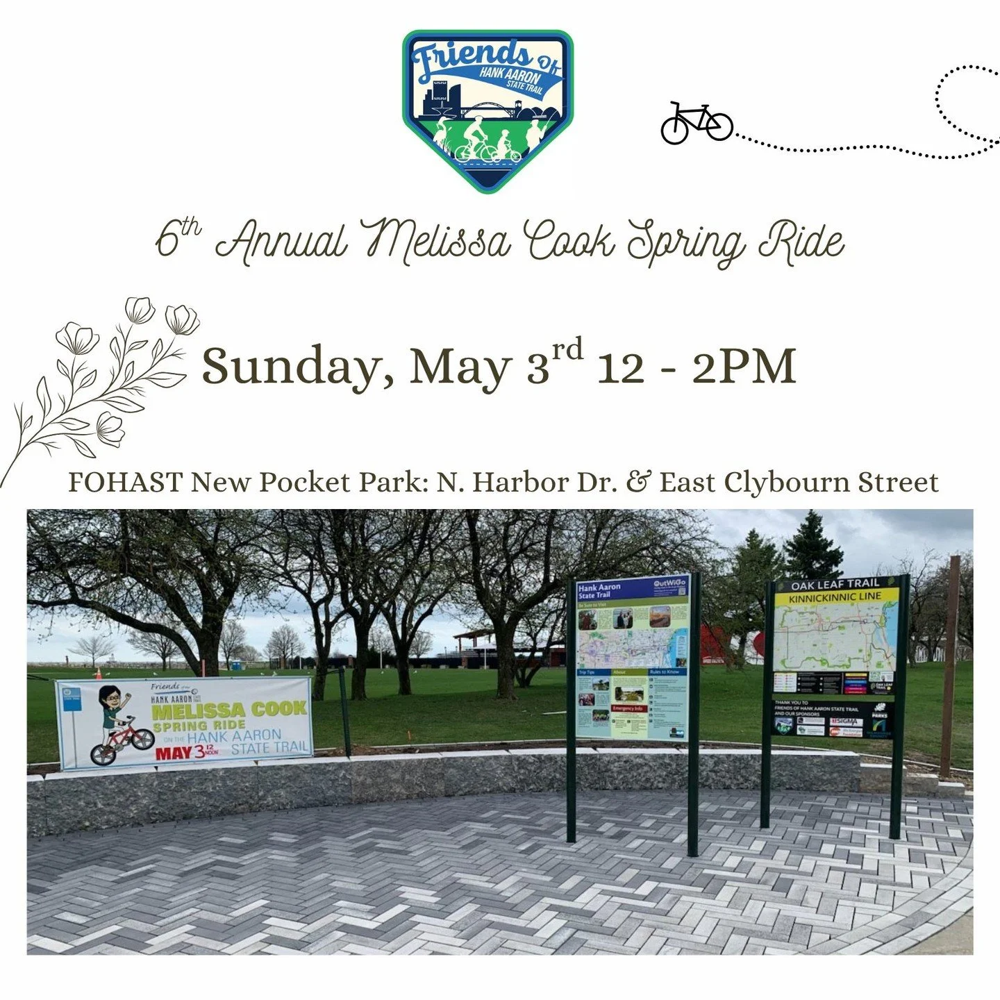 Celebrate the season at our Spring Ride &amp; Pocket Park Grand Opening, a community event featuring a scenic Trail group cycle and the first look at our brand-new green space. Enjoy fresh air, and community we officially cut the ribbon on this urban