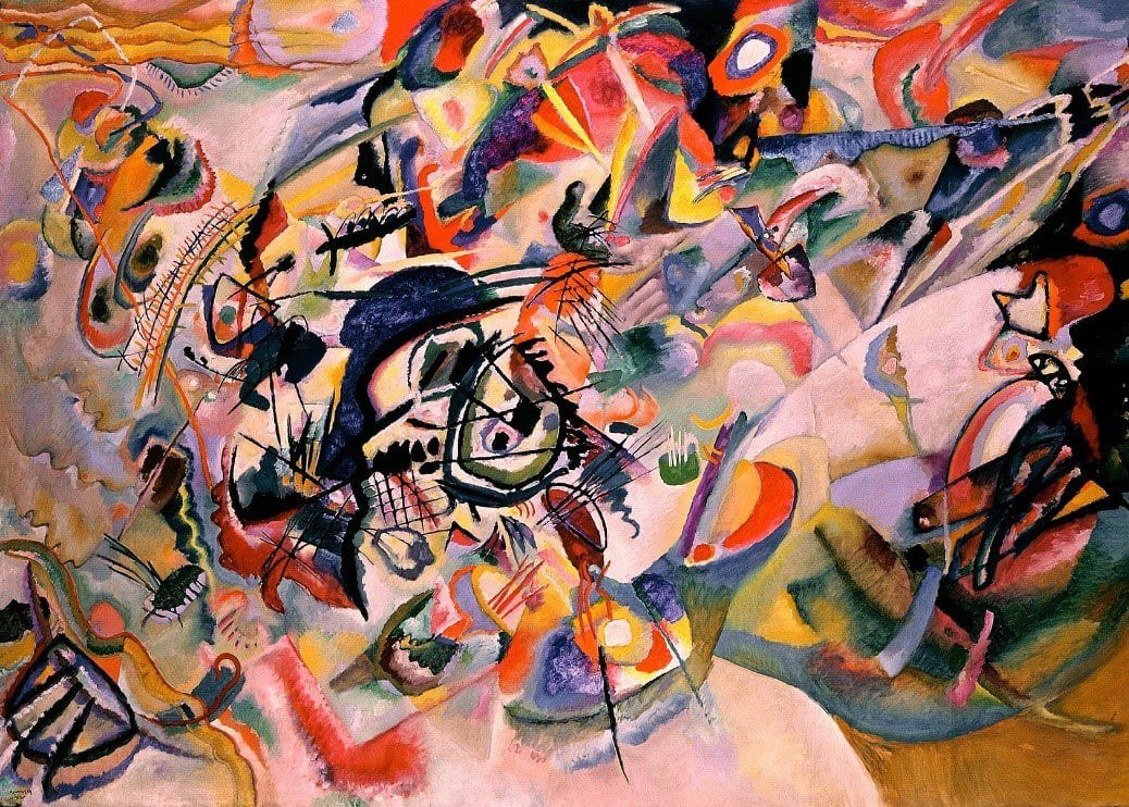 (Reliance) Wassily Kandinsky, "Composition VII," 1913. oil on canvas
