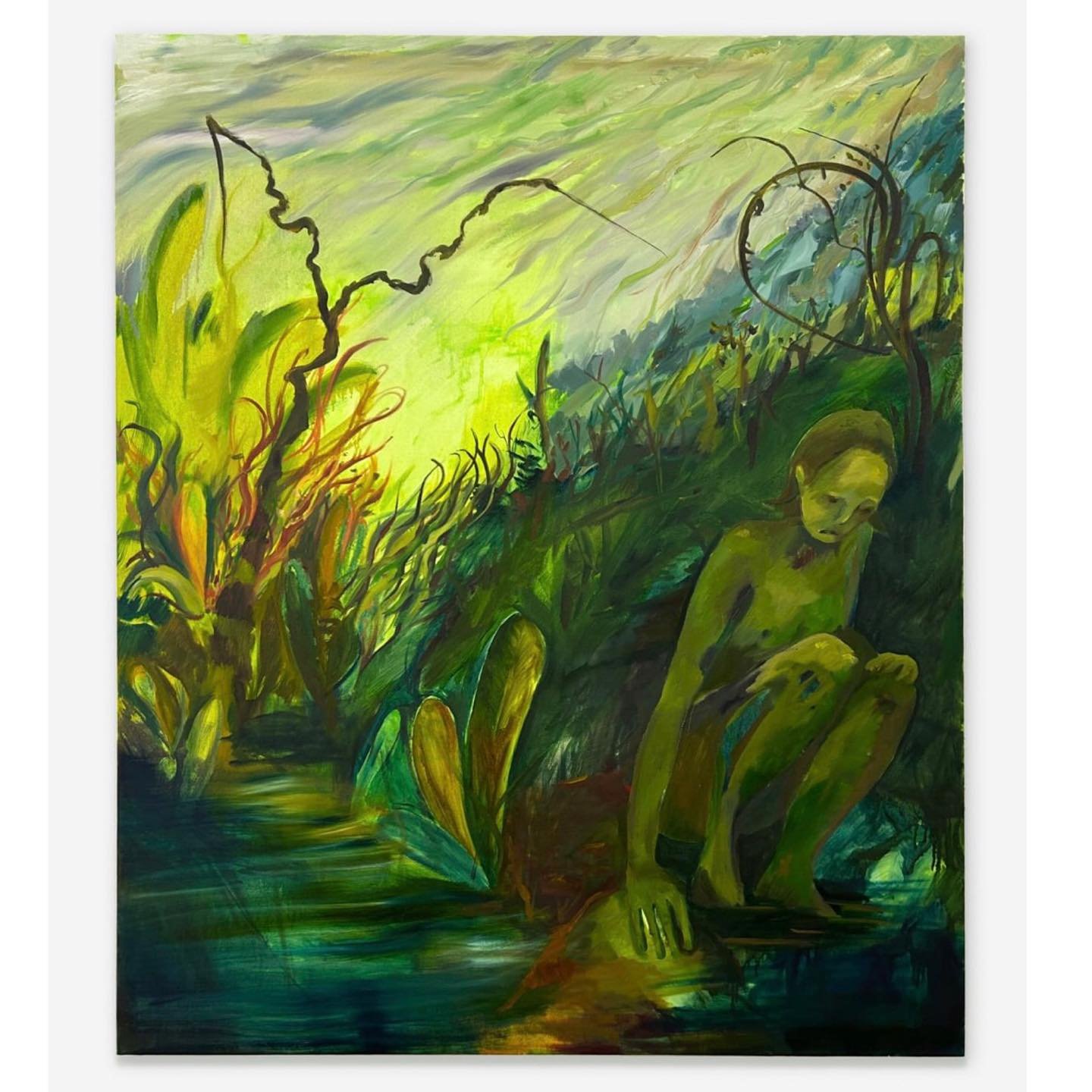 The Brightest Nymph in the Forest 
40&rdquo; x 48&rdquo;, oil on canvas
